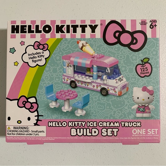 Sanrio Hello Kitty Ice Cream Truck Build Set-NIB - Picture 5 of 6